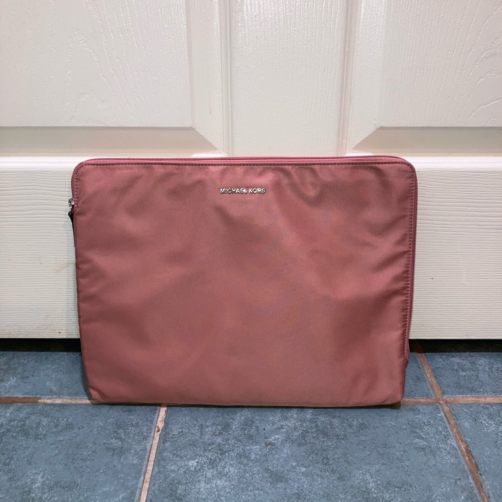 Michael Kors blush laptop sleeve
